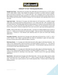 Hallowell Spec Sheet - Free Standing