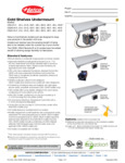Hatco Cold Shelf Undermount Specsheet