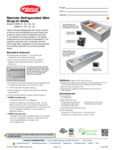 Hatco CWBR CWBX Refrigerated Drop-In Specsheet Hatco CWBR CWBX Refrigerated Drop-In Specsheet