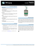 Haws 7603 Spec Sheet