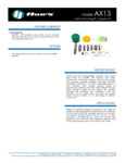 Haws ax13 Spec Sheet