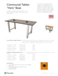 Hero_Communal_Table Specs Hero_Communal_Table Specs