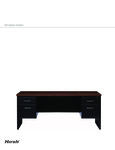 Hirsh Modular Desk Spec Sheet