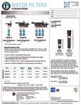 Hoshizaki Water Filter Specs