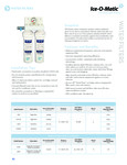 Ice-O-Matic Water Filter Specsheet Ice-O-Matic Water Filter Specsheet