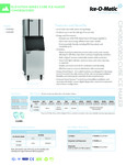 ICEOMATIC CIM0826-0825-3-3-20 SPEC SHEET ICEOMATIC CIM0826-0825-3-3-20 SPEC SHEET
