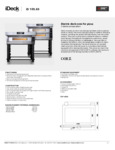 Moretti Forni iDeck Specsheet Moretti Forni iDeck Specsheet