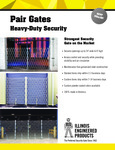 Illinois Engineered Products_Pair Gate_ Specsheet Illinois Engineered Products_Pair Gate_ Specsheet