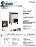 Hoshizaki IM-50BAA-Q Spec Sheet