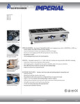 Imperial Range IHPA Countertop Gas Hot Plates