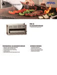 Imperial Range IRSB Broiler Spec Sheet