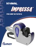 Garvey Impressa Spec Sheet Garvey Impressa Spec Sheet