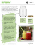 Infinium 16 oz Mason Jar Specsheet Infinium 16 oz Mason Jar Specsheet