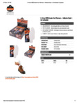INSOLE FOOT WARMER PACKS SPEC SHEET