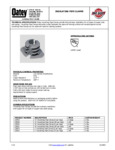 Insulating Pipe Clamps Specsheet