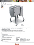 Sirman IP 50M Specsheet
