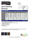 Grosfillex Java Barstool Specs Grosfillex Java Barstool Specs