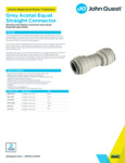 JG Drinks Grey Acetal Equal Straight Connector (Imperial) Data Sheet JG Drinks Grey Acetal Equal Straight Connector (Imperial) Data Sheet