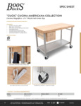 John Boos & Co. CUCIC SpecSheet