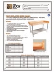 John Boos & Co. DNS Work Tables