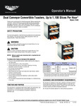 JT4HC_Conveyor Toasters_Operators Manual JT4HC_Conveyor Toasters_Operators Manual