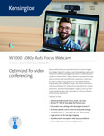 Kensington w2000 Webcam