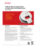 Kidde 21007581 Specsheet