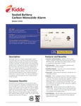 Kidde 21010073 Specsheet Kidde 21010073 Specsheet