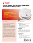 Kidde 21010407-A Specsheet Kidde 21010407-A Specsheet