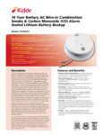 Kidde 21010408-N Specsheet Kidde 21010408-N Specsheet