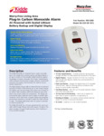 Kidde 21026350 Specsheet Kidde 21026350 Specsheet
