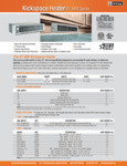 KIN260 KT-MW Series Spec Sheet KIN260 KT-MW Series Spec Sheet