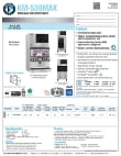 Hoshizaki KM-530 Specsheet Hoshizaki KM-530 Specsheet