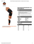KNEE SLEEVE - OPEN PATELLA ANTERIOR PAD- SPEC SHEET
