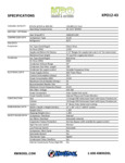 KPO12-43 Spec Sheet KPO12-43 Spec Sheet