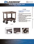 Lakeside 2523P Medium Duty Utility Cart Specsheet