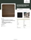 Lancaster Table & Seating 1643030TFDWL Specsheet Lancaster Table & Seating 1643030TFDWL Specsheet