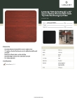 Lancaster Table & Seating 1643030TFRMH Specsheet