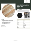 Lancaster Table & Seating 16430RTFBAW Specsheet