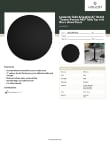 Lancaster Table & Seating 16430RTFBLK Specsheet
