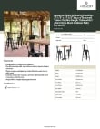Lancaster Table & Seating 164B28SYOBK Specsheet