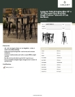 Lancaster Table & Seating 164B3048BKD Specsheet Lancaster Table & Seating 164B3048BKD Specsheet