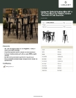 Lancaster Table & Seating 164B3048BLK Specsheet