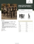 Lancaster Table & Seating 164B3048CPD Specsheet