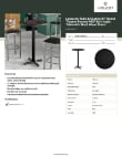 Lancaster Table & Seating 164B30RXBLK Specsheet