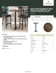 Lancaster Table & Seating 164B30RXDWL Specsheet Lancaster Table & Seating 164B30RXDWL Specsheet