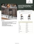 Lancaster Table & Seating 164BBRBBVKD Specsheet