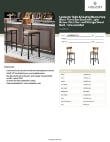 Lancaster Table & Seating 164BBRBLVKD Specsheet