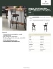 Lancaster Table & Seating 164BLDRSWBDB Specsheet