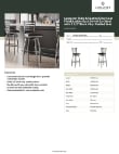 Lancaster Table & Seating 164BLDRSWCBK Specsheet